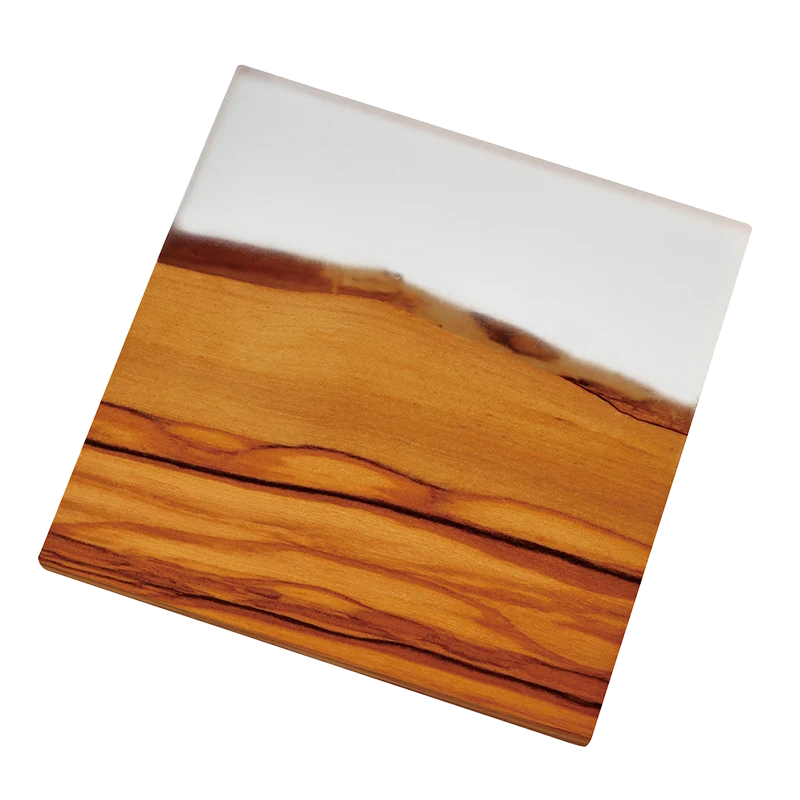 Olive Wood Coaster (6 pcs)