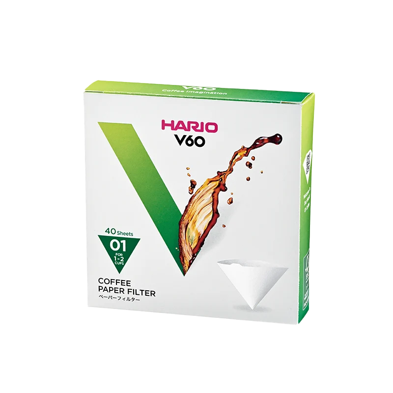 V60 Filter Paper, 01/02/03 Size (40 pcs)
