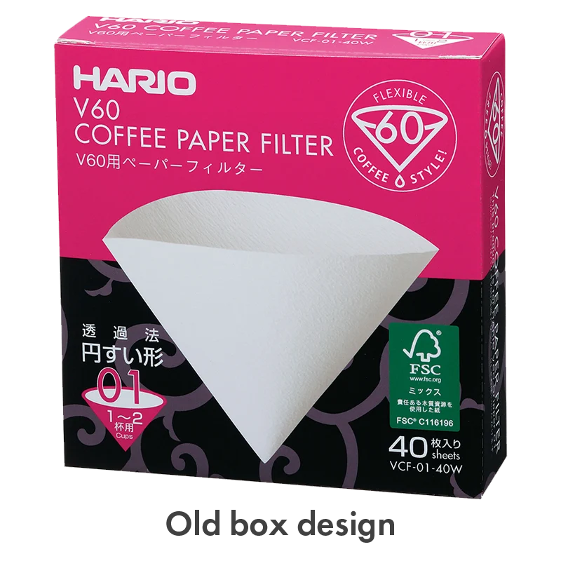 V60 Filter Paper, 01/02/03 Size (40 pcs)