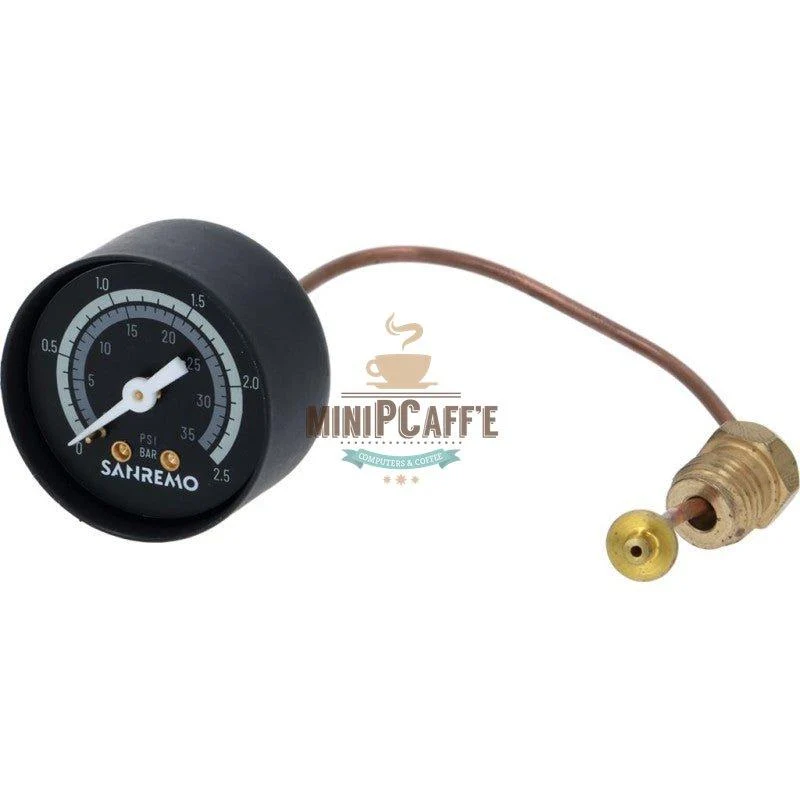 Sanremo Cube Replacement Boiler Pressure Gauge 0-2.5 Bar