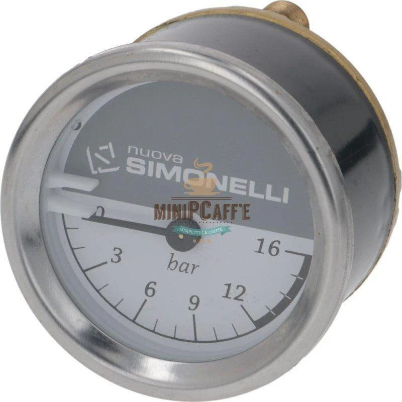 Nuova Simonelli Appia Life Pump Replacement Pressure Gauge 0-16 Bar
