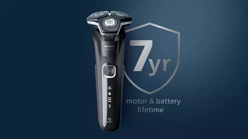 RASOIO ELETTRICO RICARICABILE UOMO WET & DRY PHILIPS SHAVER SERIES 5000 S5887/10