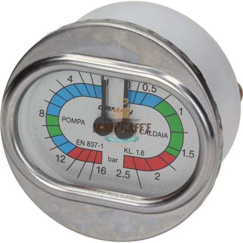 La Pavoni BAR Pump and Boiler Replacement Pressure Gauge
