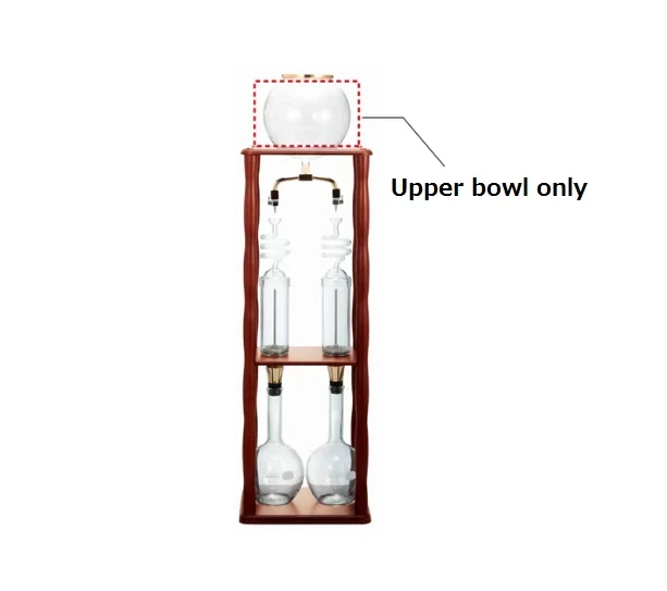 BU-WDW-20 / Upper Glass Bowl for Water Dripper Wood