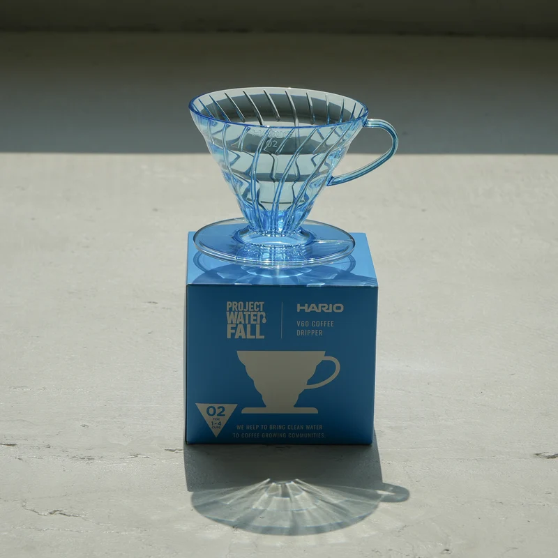 V60 Plastic Dripper, Project Waterfall Edition, 02 Size