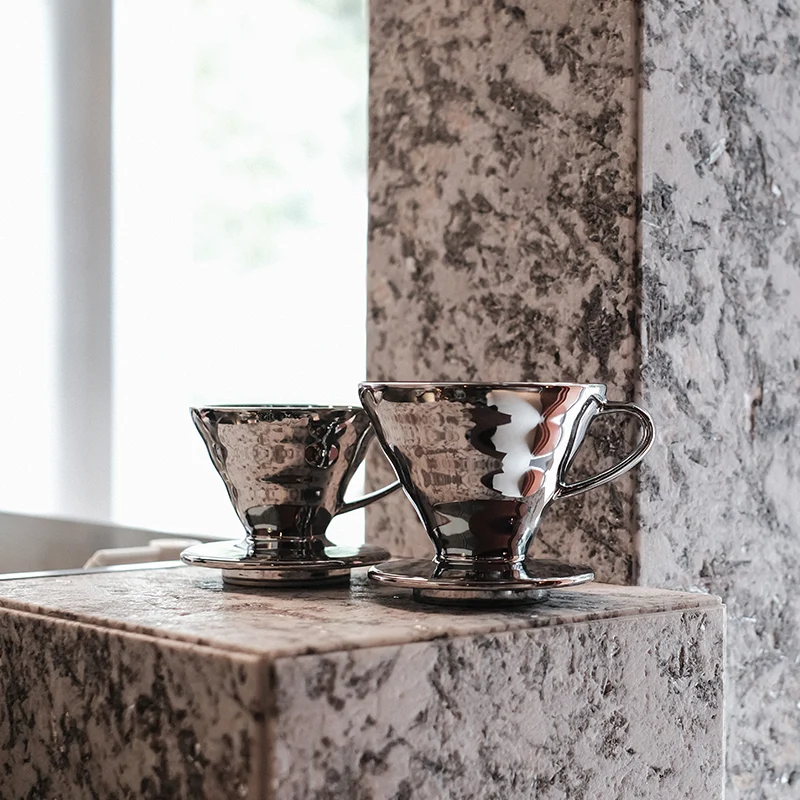 V60 Metallic Colour Ceramic Dripper, 02 Size