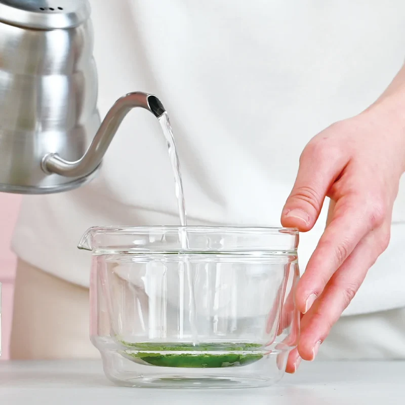 Double-walled Matcha Bowl 300ml Green