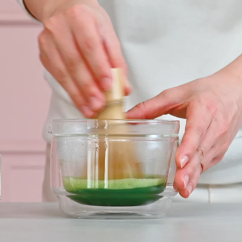 Double-walled Matcha Bowl 300ml Green