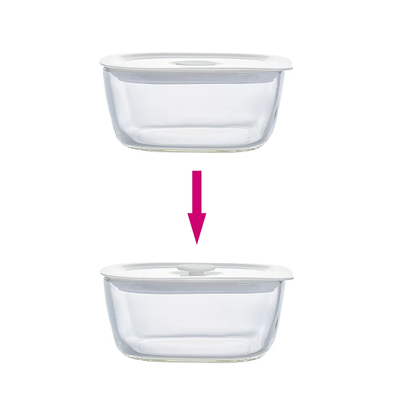 Heatproof Glass Container, 600mL (Oven/Microwave-safe)