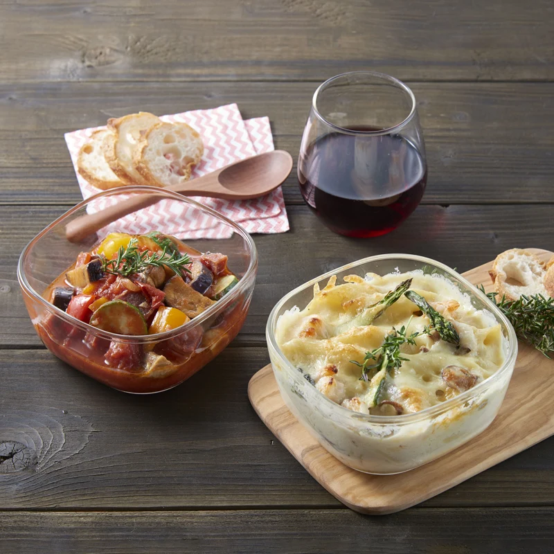 Heatproof Glass Container (Oven/Microwave-safe)