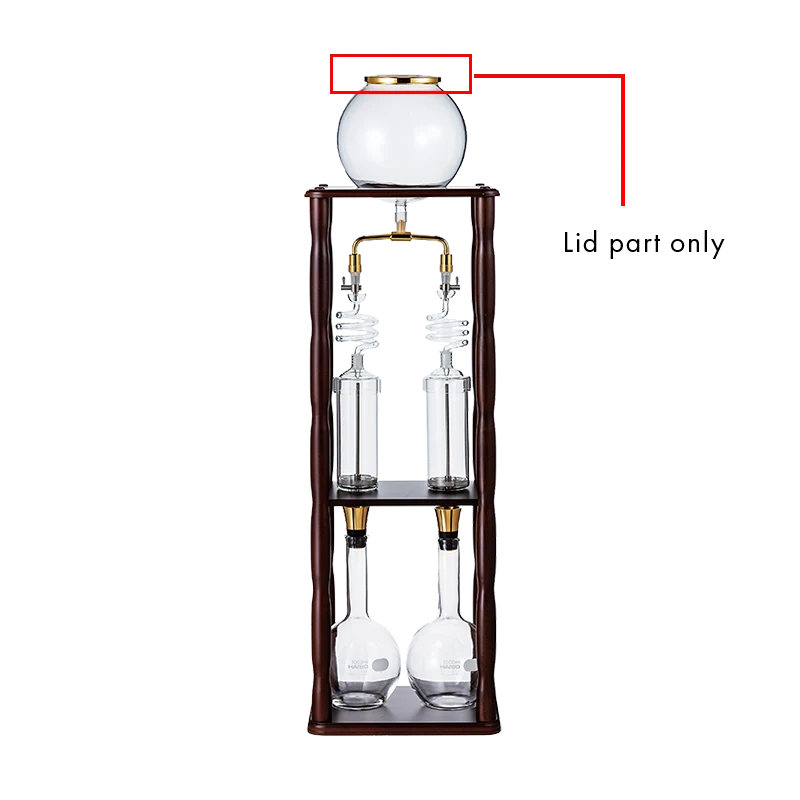 F-WDW-20 / Lid for Upper Glass Bowl for Water Dripper Wood