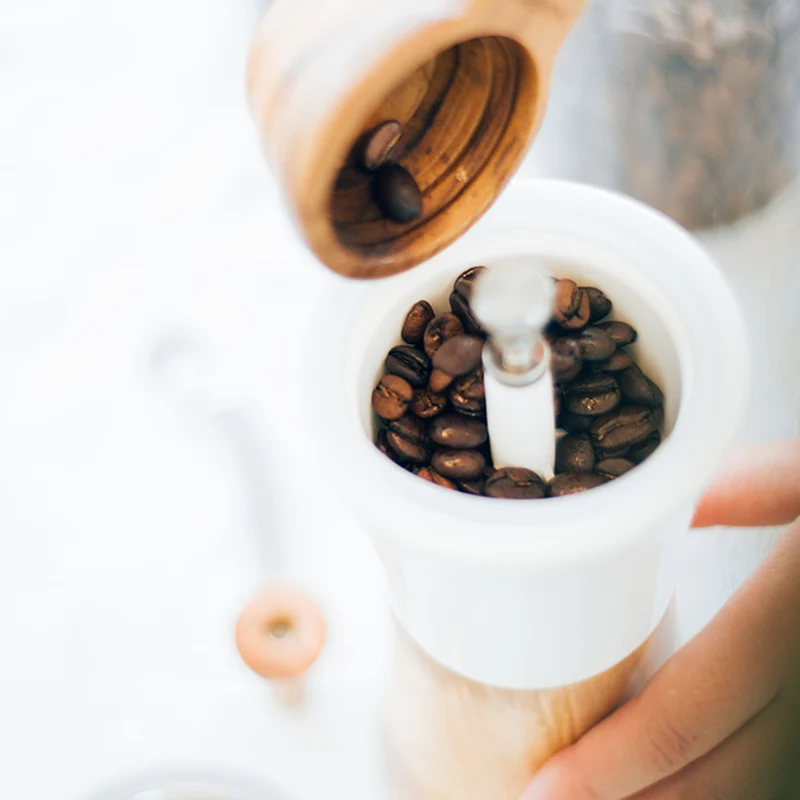 V60 Coffee Grinder Olive Wood N