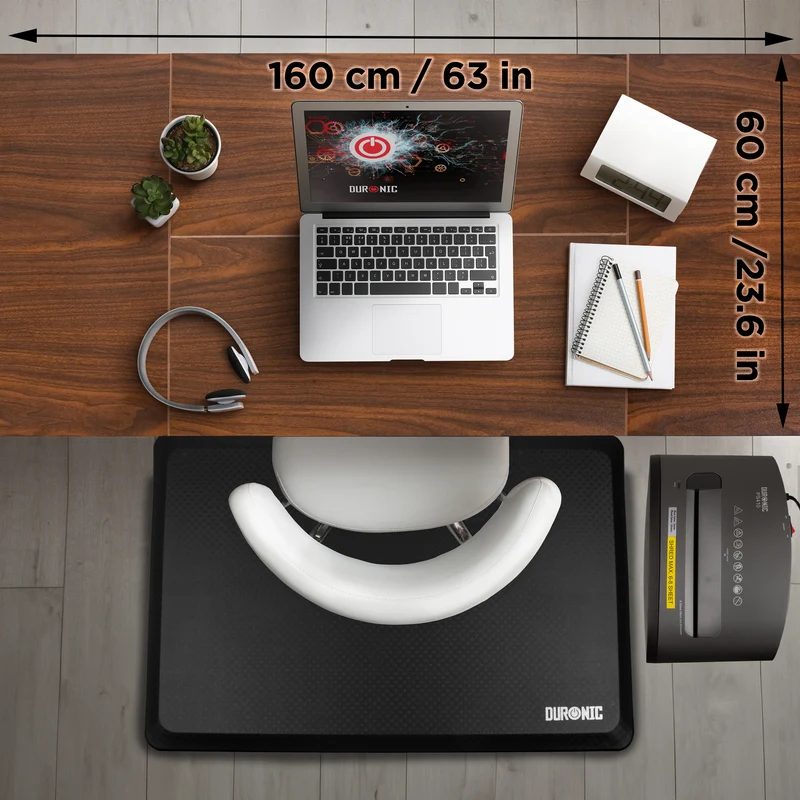 Duronic CD160 WT Scrivania Elettrica Regolabile in Altezza 160x60 cm Bianco, Desk Motorizzato 72-118 cm, 3 Memorie, USB USB-C, Carico 70 kg, Postazione Ergonomica Ufficio Casa Smart Working