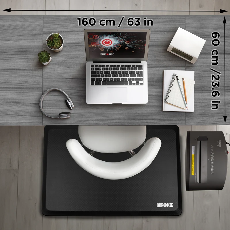 Duronic CD160 WG Scrivania Elettrica Regolabile in Altezza 160x60 cm Bianco, Desk Motorizzato 72-118 cm, 3 Memorie, USB USB-C, Carico 70 kg, Postazione Ergonomica Ufficio Casa Smart Working