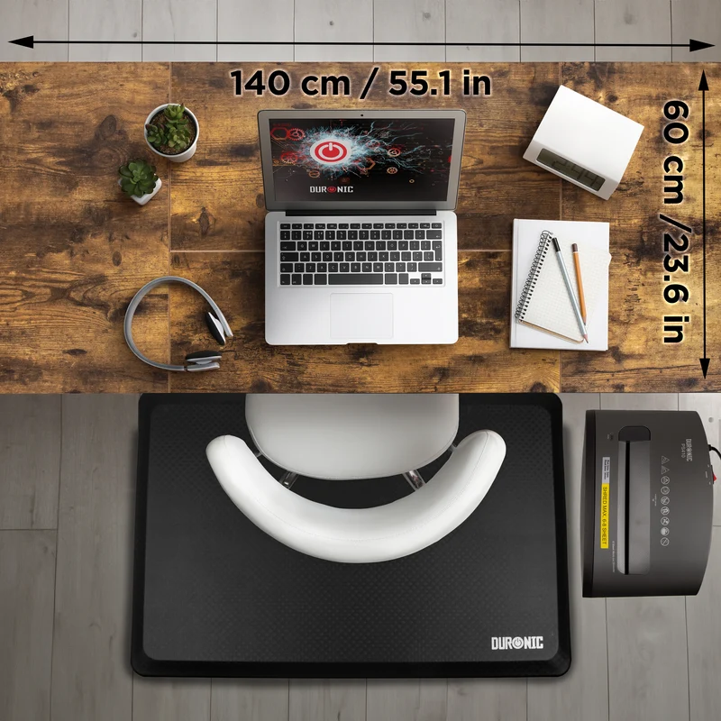 Duronic CD140 BO Scrivania Elettrica Regolabile in Altezza 140x60 cm, Desk Sit Stand Motorizzato 72-118 cm con Memorie USB USB-C, Carico 70 kg, Postazione Ergonomica Ufficio Casa Smart Working (Copy) (Copy)