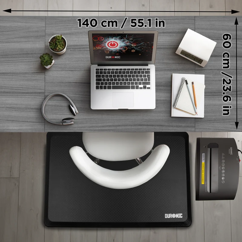 Duronic CD140 WE Scrivania Elettrica Regolabile in Altezza 140x60 cm, Desk Sit Stand Motorizzato 72-118 cm con Memorie USB USB-C, Carico 70 kg, Postazione Ergonomica Ufficio Casa Smart Working