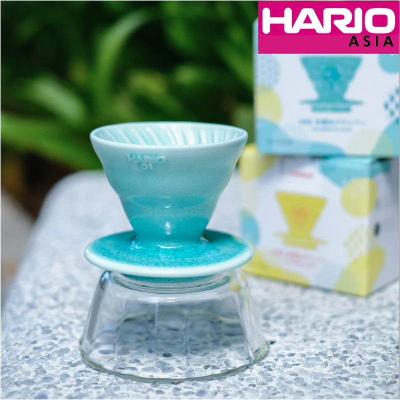 Hario V60 Dripper 01 Ice Crack Blue / Yellow