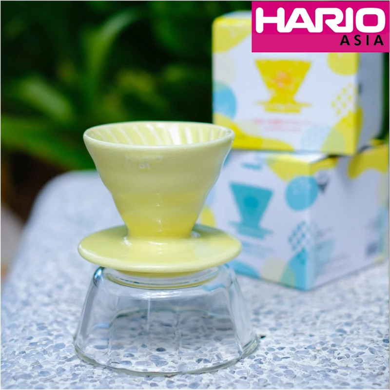 Hario V60 Dripper 01 Ice Crack Blue / Yellow