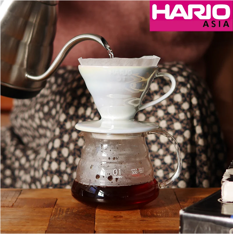 Hario V60 P.V.D Dripper Pearlescent - Size 01 / 02