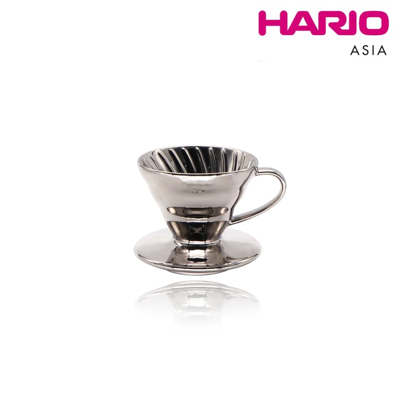 Hario V60 P.V.D Dripper Silver - Size 01 / 02