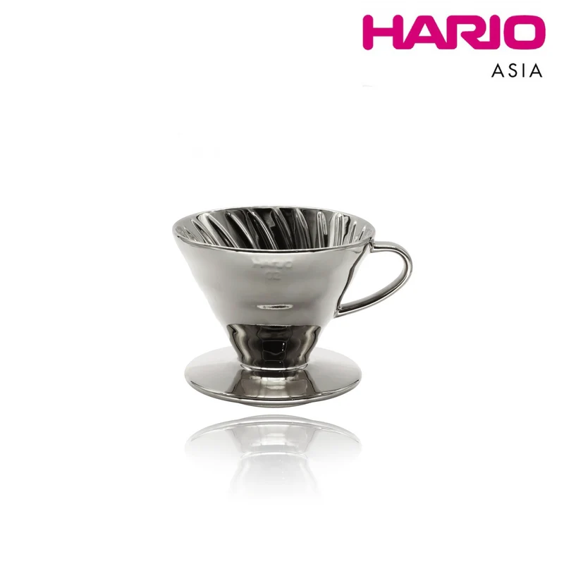 Hario V60 P.V.D Dripper Silver - Size 01 / 02