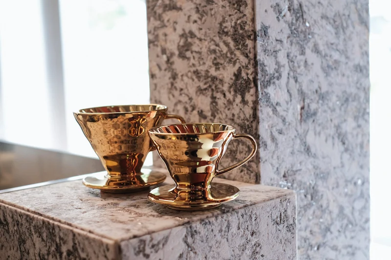 Hario V60 P.V.D Dripper Gold - Size 01 / 02