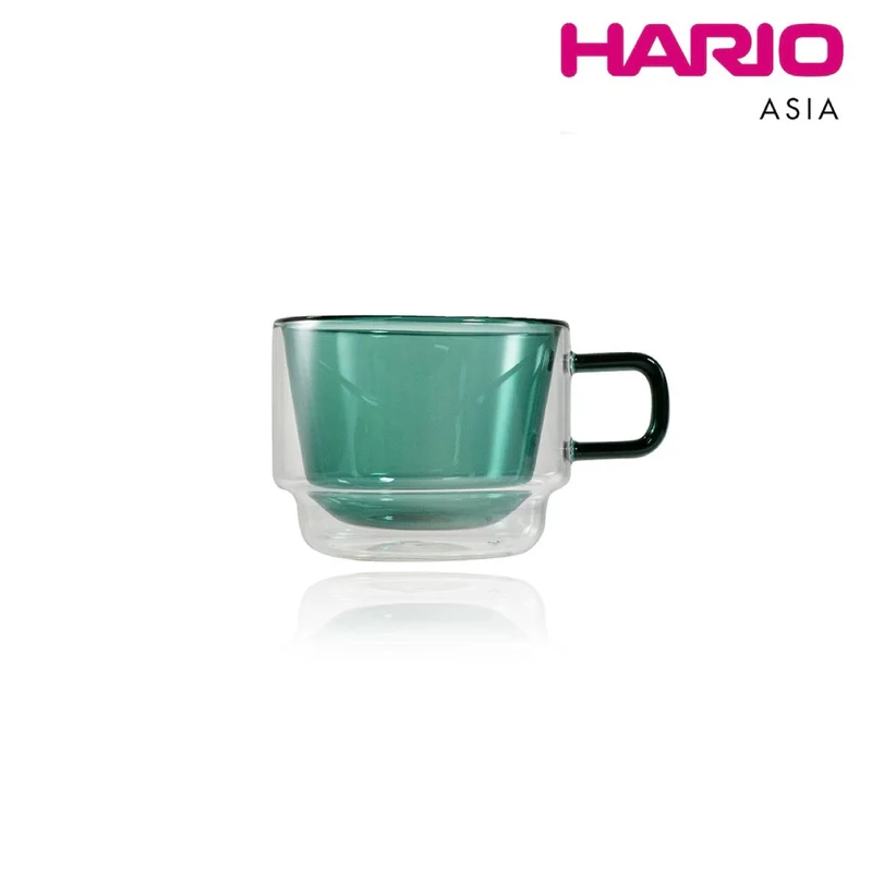 HARIO COLORS Stack Mug Cup Double Wall