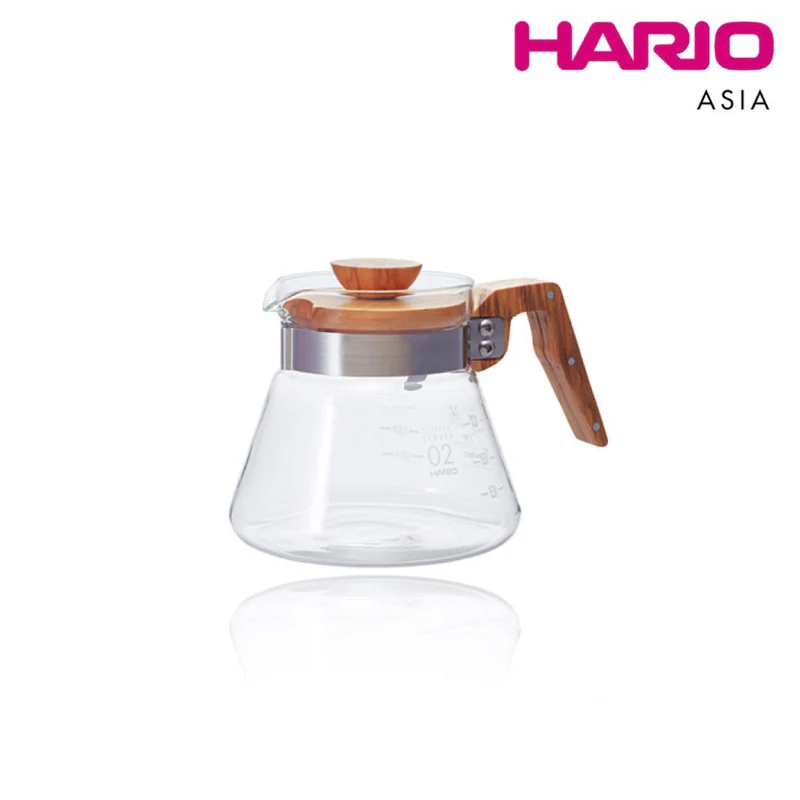 V60 Coffee Server 02 Olive Wood