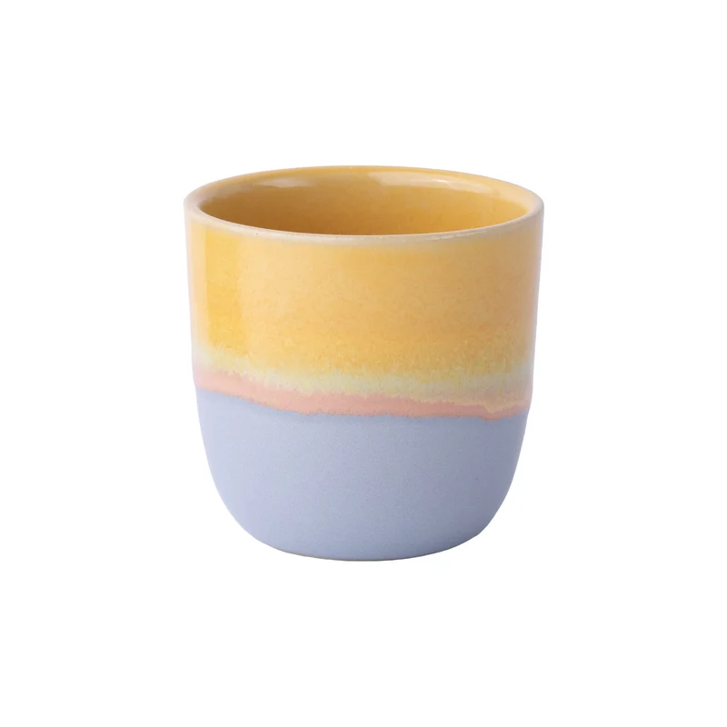 Espresso Mug, Yellow / Light Blue