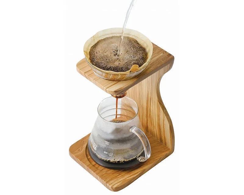 V60 Olive Wood Stand Set