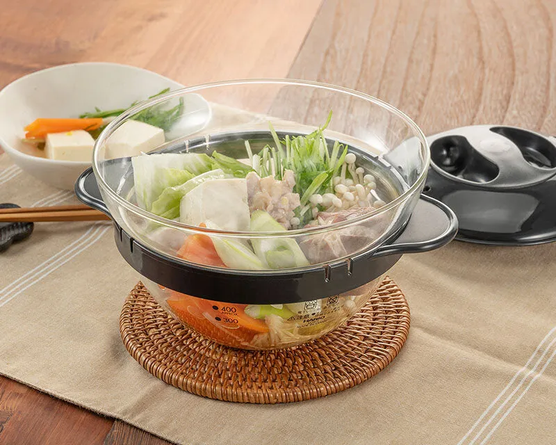 Microwave Glass Cooking Pot