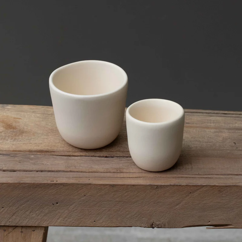 Beige Cappuccino Mug