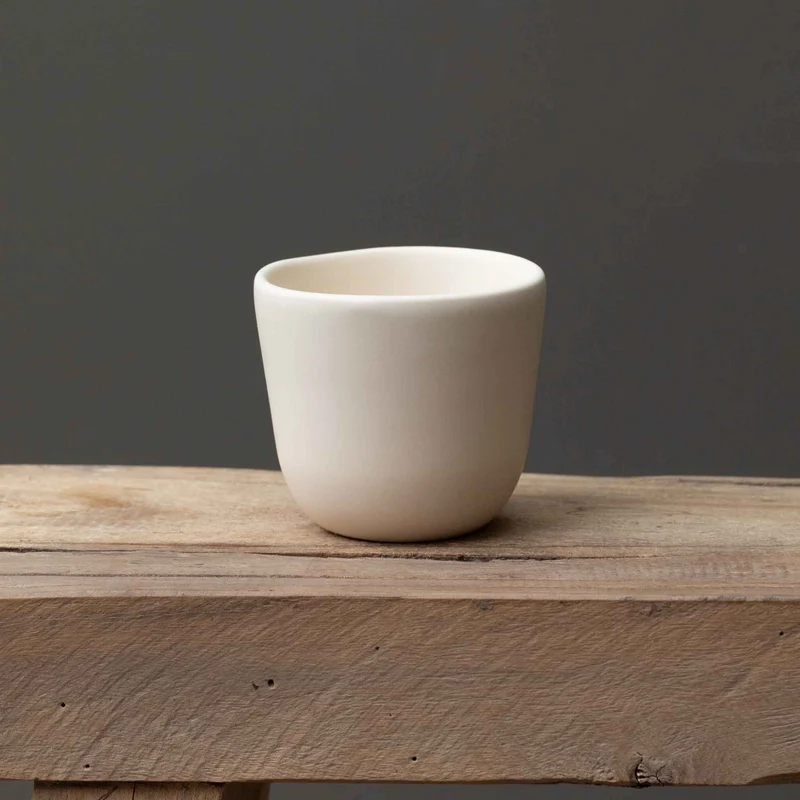 Beige Cappuccino Mug
