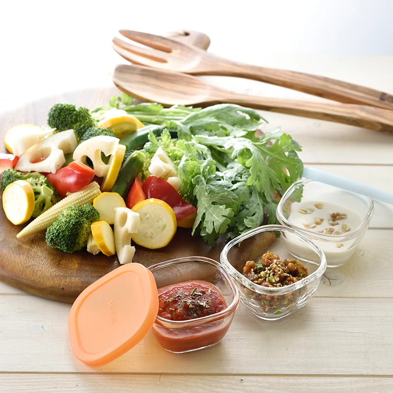 Heatproof Glass Storage Bowls, 3 pcs set