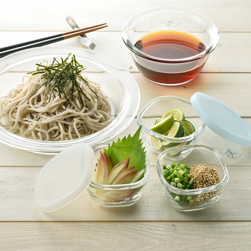 Heatproof Glass Storage Bowls, 3 pcs set