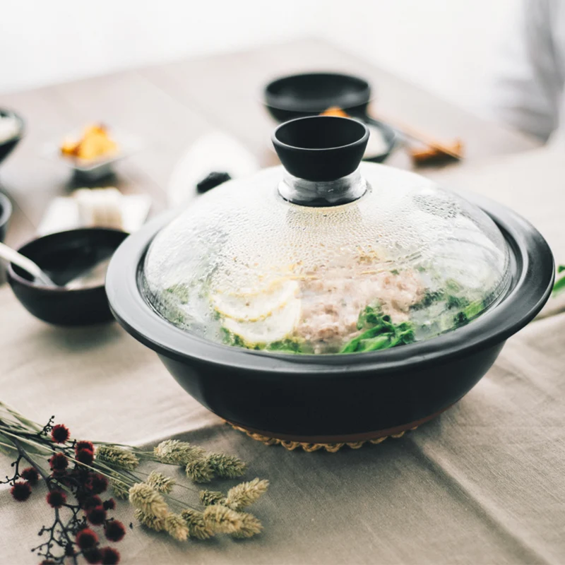 Glass Lid Pot Donabe Go