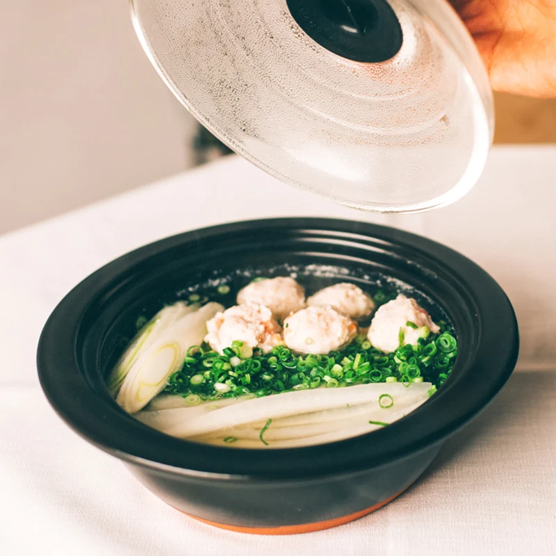 Glass Lid Pot Donabe Go