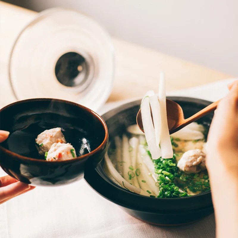 Glass Lid Pot Donabe Go