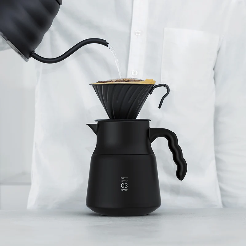 V60 Insulated Stainless Steel Server Plus, 600/800mL