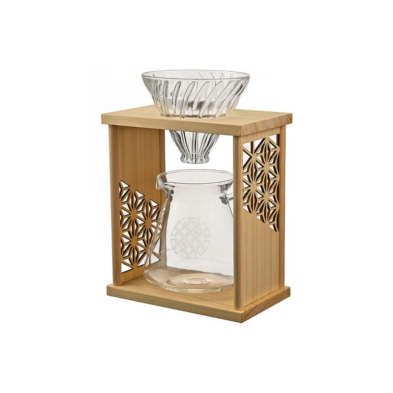 DripStand-Set "Asanoha" Traditional Japanese Hemp Leaf Pattern