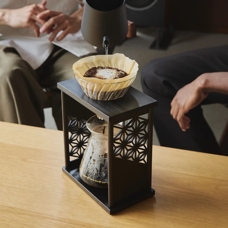 DripStand-Set "Asanoha" Traditional Japanese Hemp Leaf Pattern