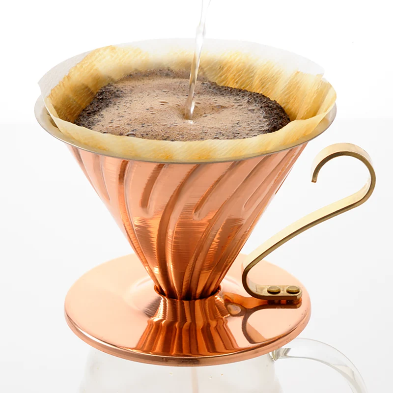 V60 Copper Dripper 02 (Clear Coating)