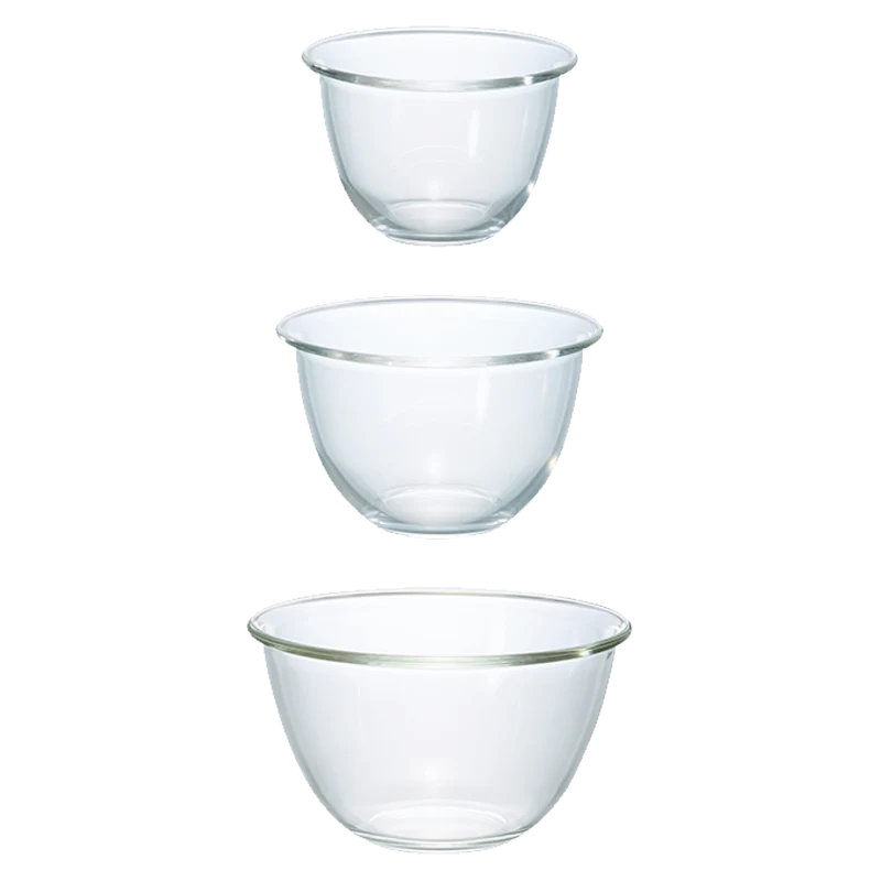 Heatproof Glass Bowl, 3 pcs set