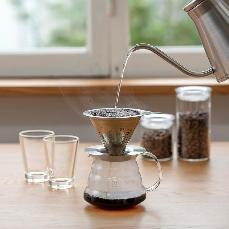 Double Mesh Metal Dripper