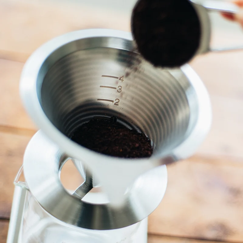 Double Mesh Metal Dripper