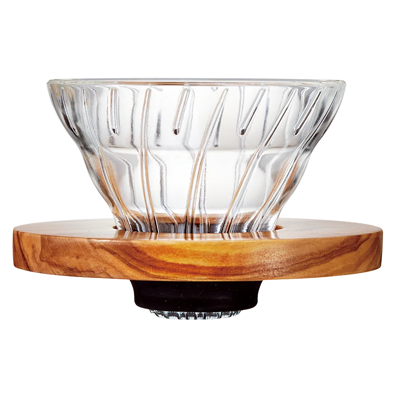 V60 Olive Wood Glass Dripper