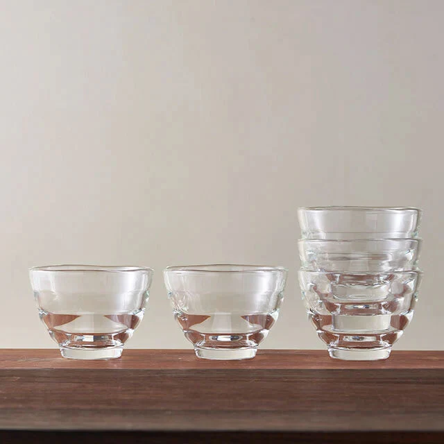 Heatproof Glass Cup 5 pc set