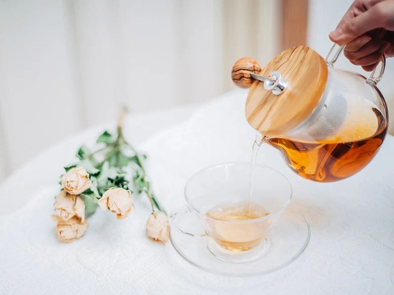 Pull-up Tea Maker Teaor Wood 450mL