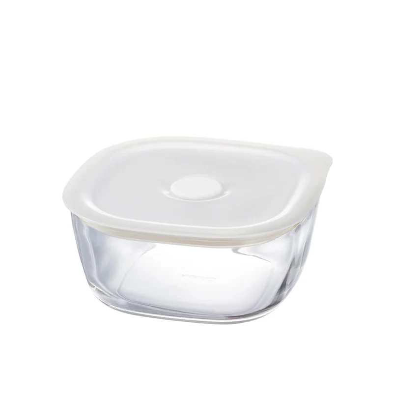 Heatproof Square Sealed Glass Container - 600ml
