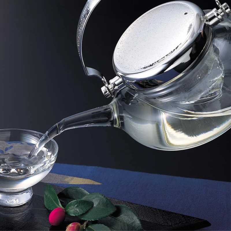 Sake Cooler "Maru Chirori" Glass Set